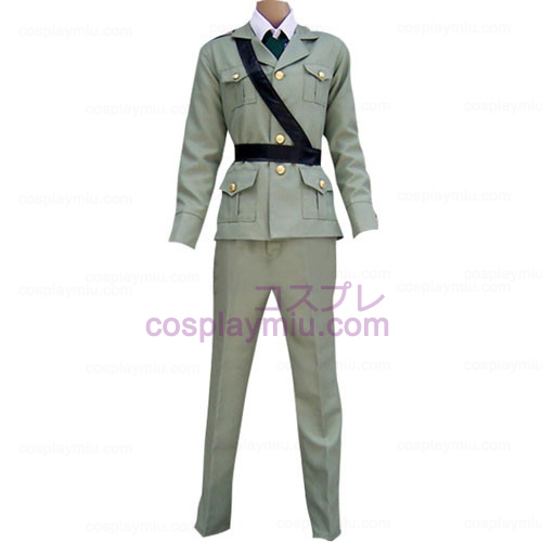 Hetalia Axis Powers Gray England Cosplay Costume