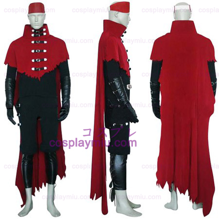 Final Fantasy VII Vincent Valentine Halloween Cosplay Costume