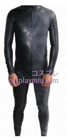 Black Male Cosplay Latex Costume
