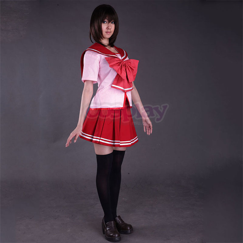 To Heart 2 CostumesKousaka Tamaki 2 Summer Sailor Anime Cosplay Costumes Outfit