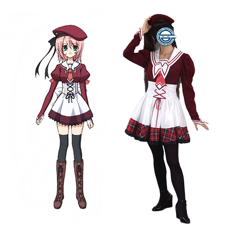 11eyes: Tsumi to Batsu to Aganai no Shōjo Minase Yuka Anime Cosplay Costumes Outfit