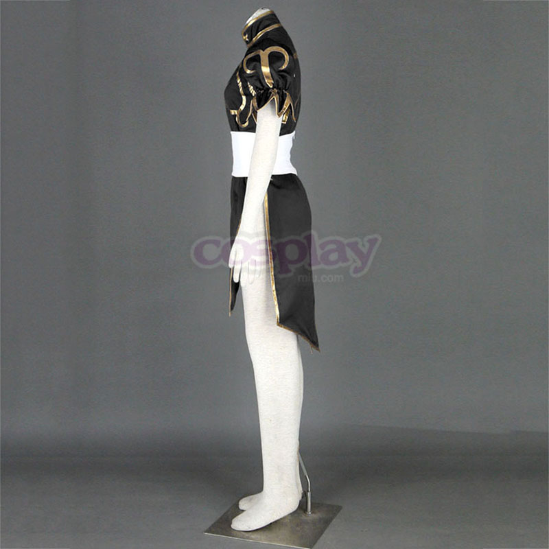 Street Fighter Chun-Li 2 Black Anime Cosplay Costumes Outfit
