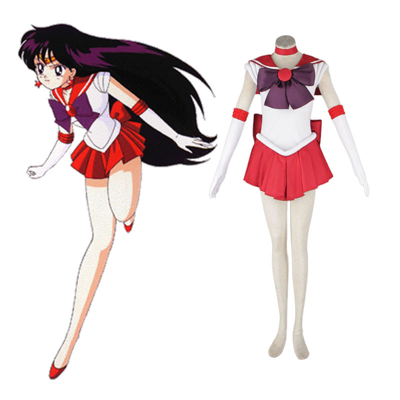 Sailor Moon Hino Rei 1 Anime Cosplay Costumes Outfit