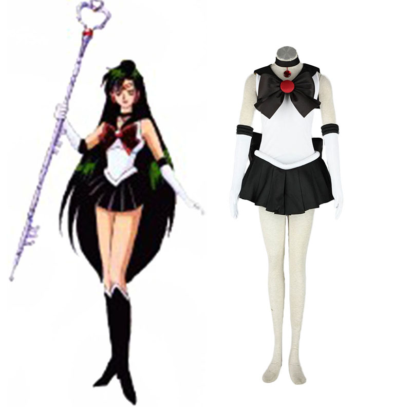 Sailor Moon Meiou Setsuna 1 Anime Cosplay Costumes Outfit