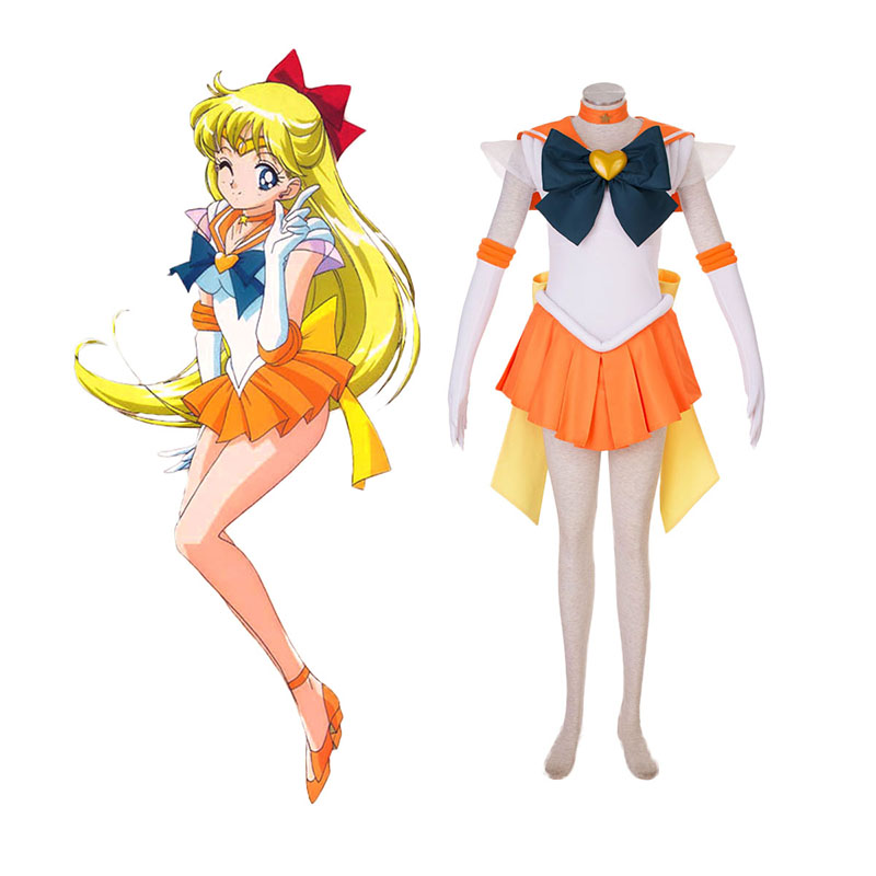 Sailor Moon Minako Aino 3 Anime Cosplay Costumes Outfit