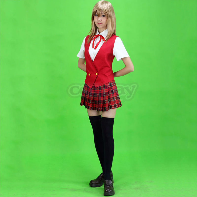 Magister Negi Magi Summer School Uniforms Anime Cosplay Costumes Outfit