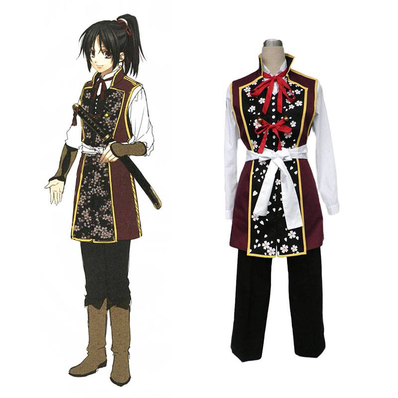 Hakuouki Chizuru Yukimura 2 Anime Cosplay Costumes Outfit