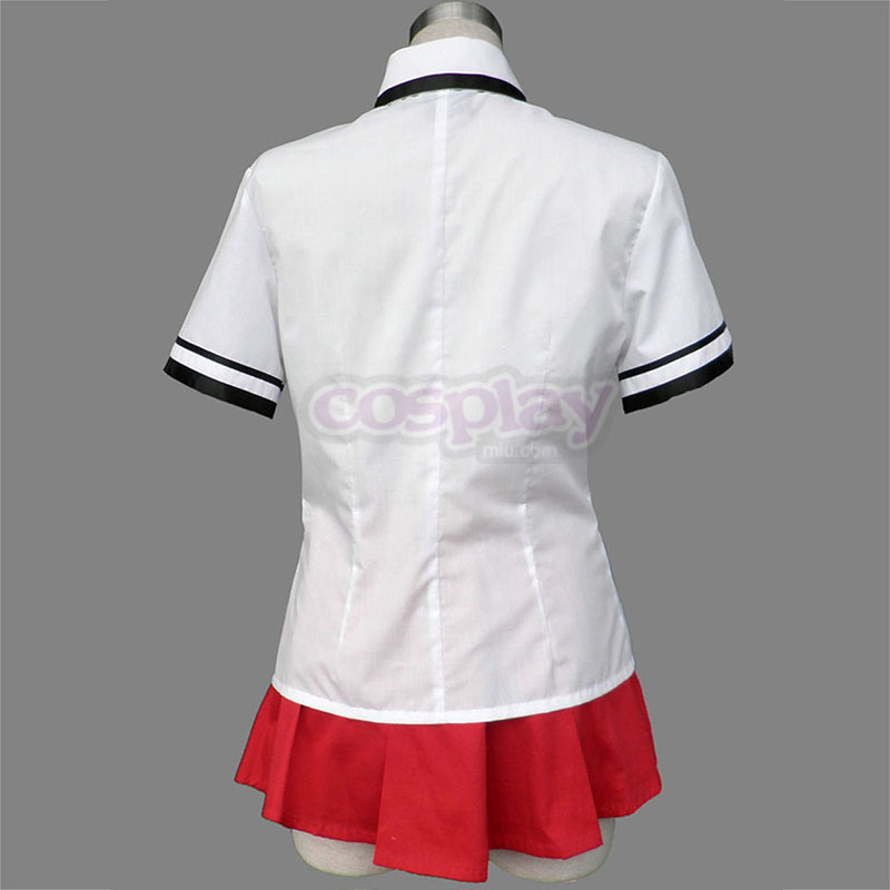 Baka and Test Female Summer School Uniform Anime Cosplay Costumes Outfit
