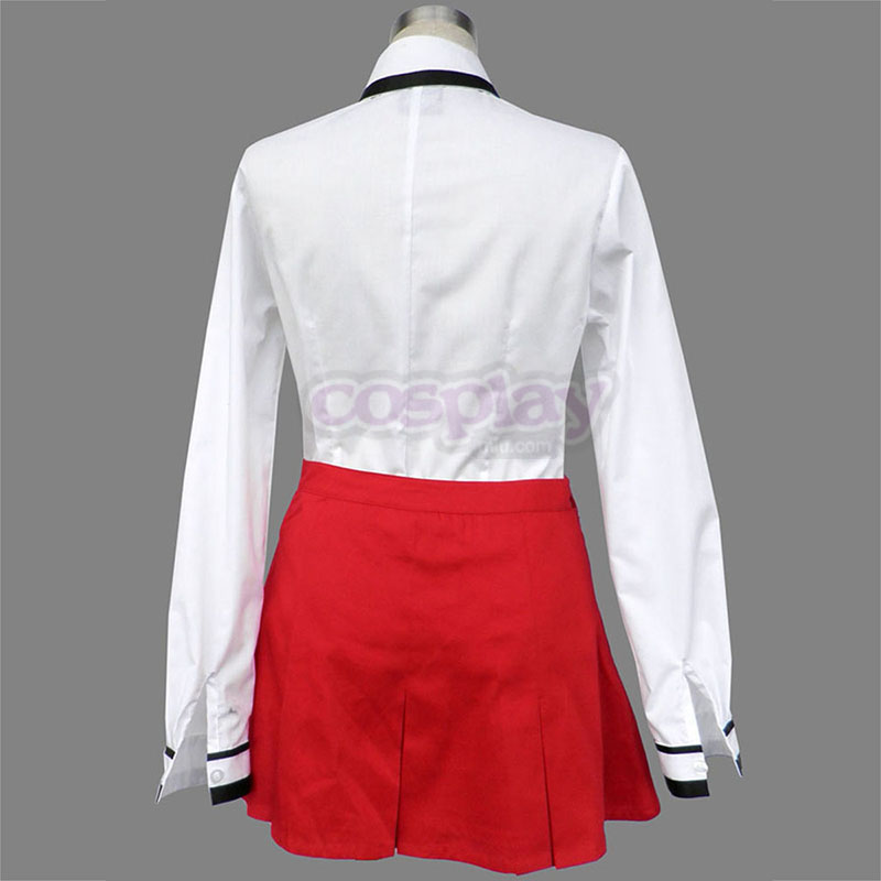 Baka and Test Female Winter School Uniform Anime Cosplay Costumes Outfit