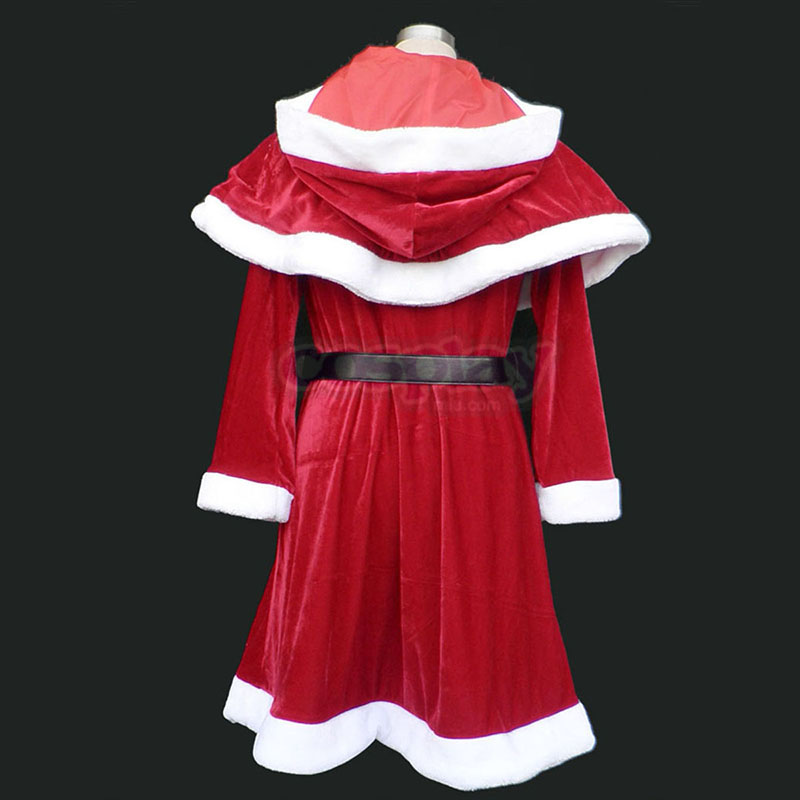 Christmas Lady Dress 9 Red Anime Cosplay Costumes Outfit