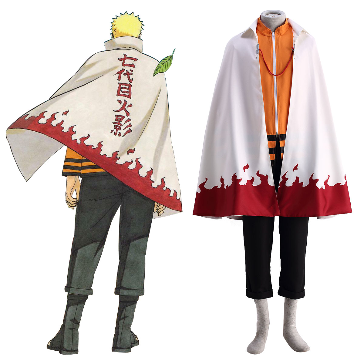 Naruto Shippuuden Naruto Uzumaki 12 Anime Cosplay Costumes Outfit