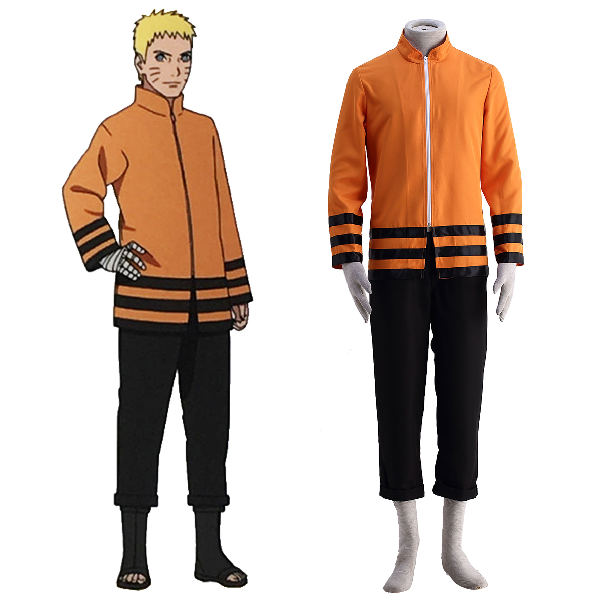 Naruto Boruto Naruto Uzumaki 10 Anime Cosplay Costumes Outfit