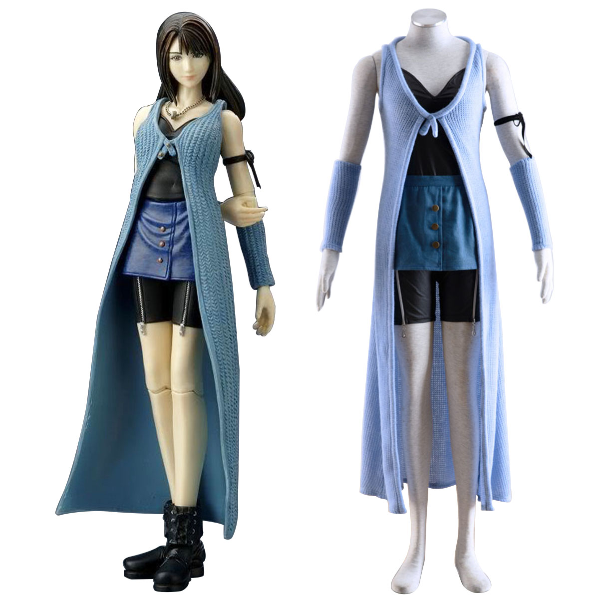 Final Fantasy VIII Rinoa Heartilly 1 Anime Cosplay Costumes Outfit