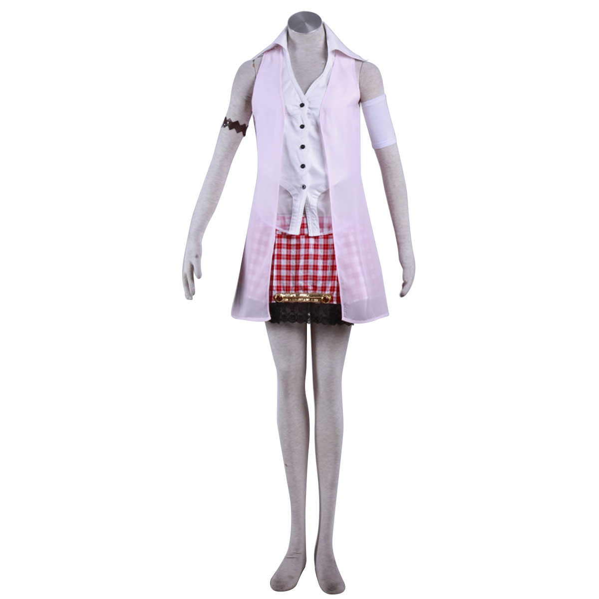 Final Fantasy XIII Serah Farron 1 Anime Cosplay Costumes Outfit