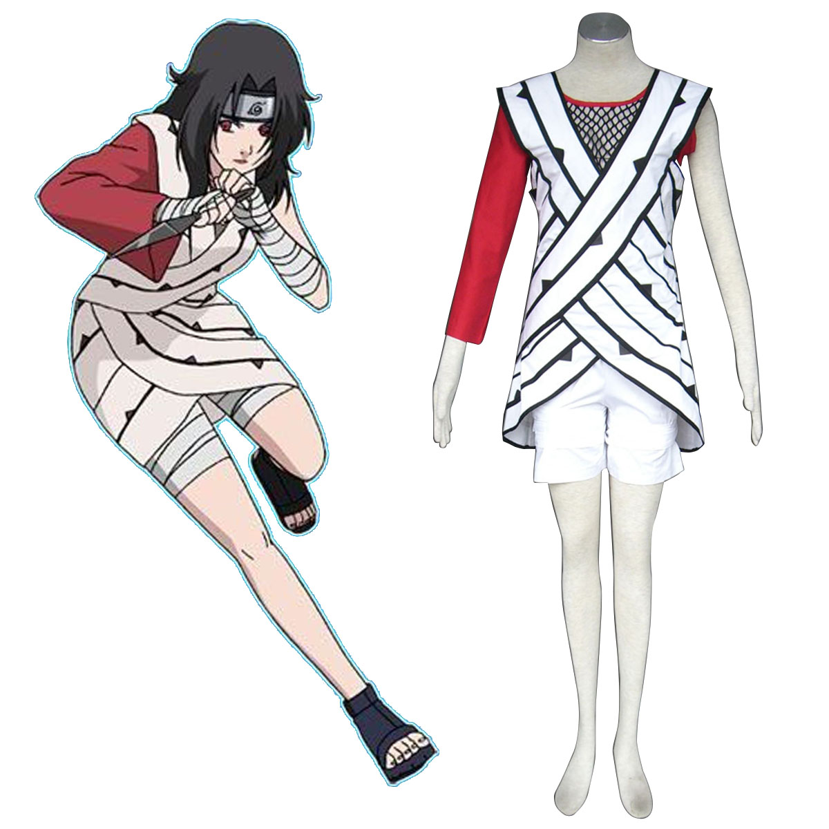 Naruto Kurenai Yuhi 1 Anime Cosplay Costumes Outfit.