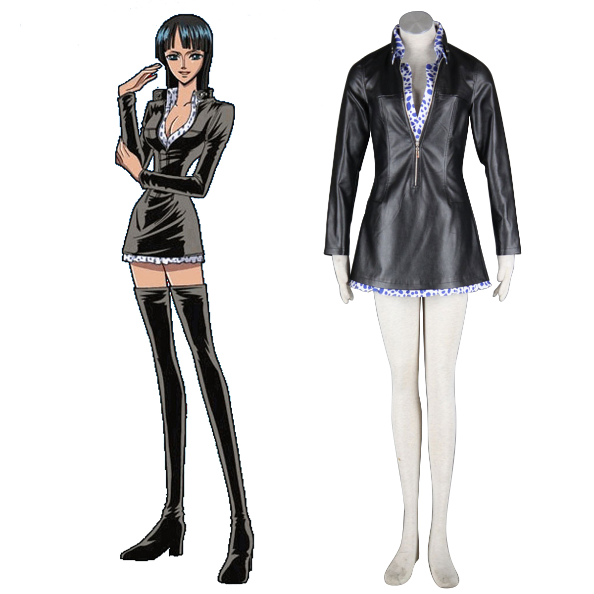 One Piece Nico·Robin 1 Anime Cosplay Costumes Outfit One Piece Nico ...