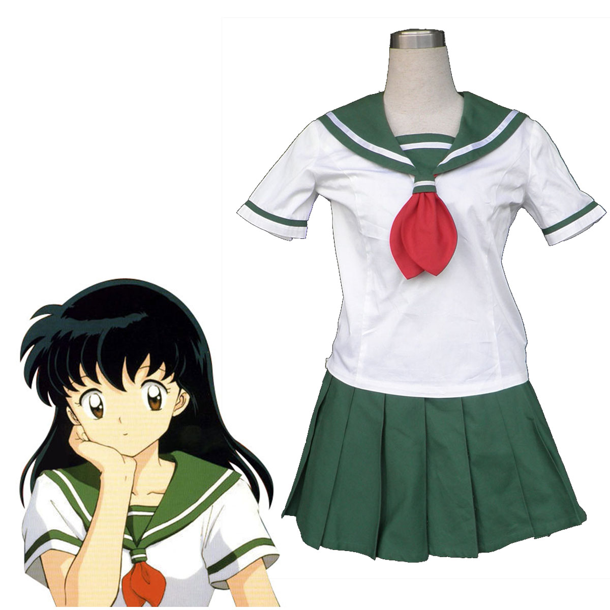 Inuyasha Kagome Higurashi 2 Sailor Anime Cosplay Costumes Outfit