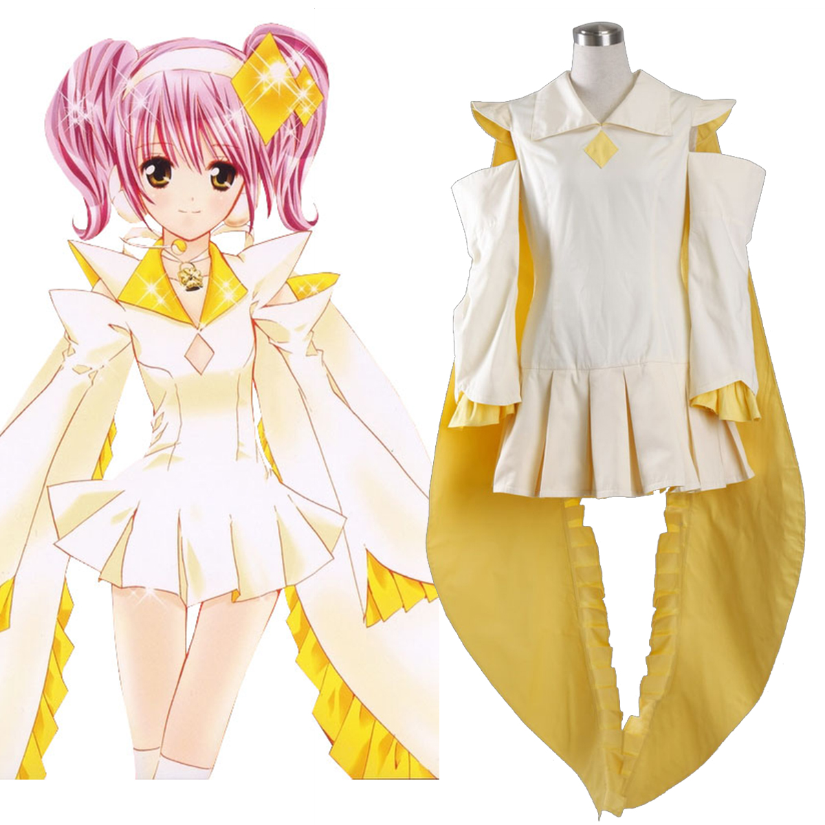 Shugo Chara Hinamori Amu 1 Anime Cosplay Costumes Outfit