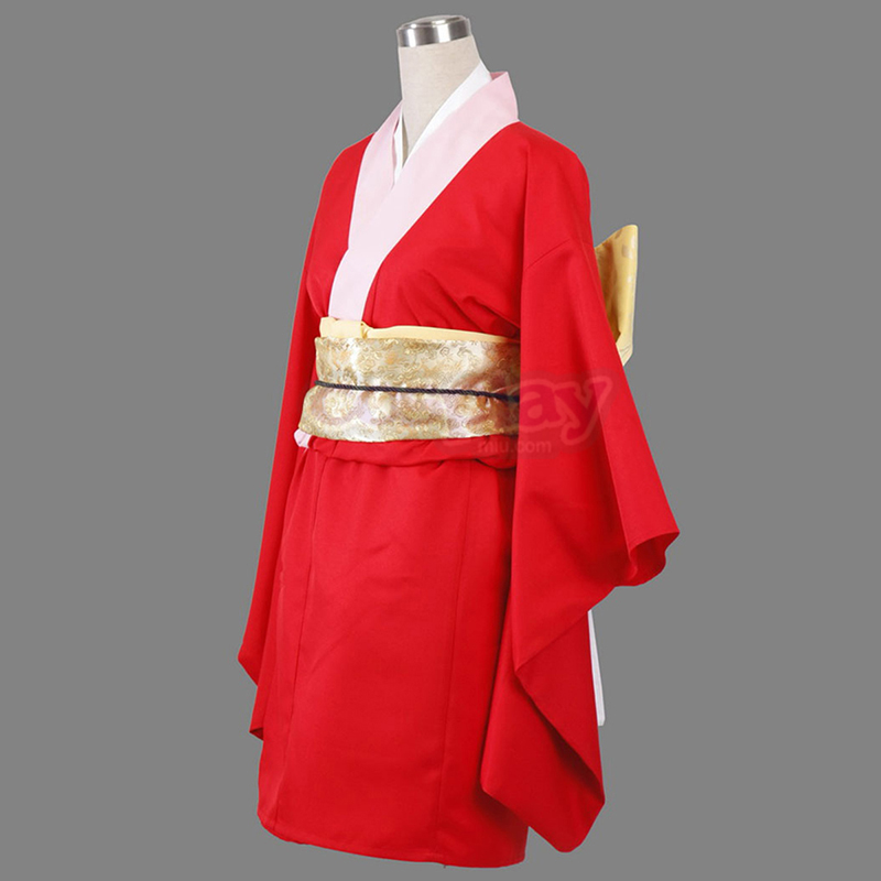 Gin Tama Kagura 6 Kimono Anime Cosplay Costumes Outfit