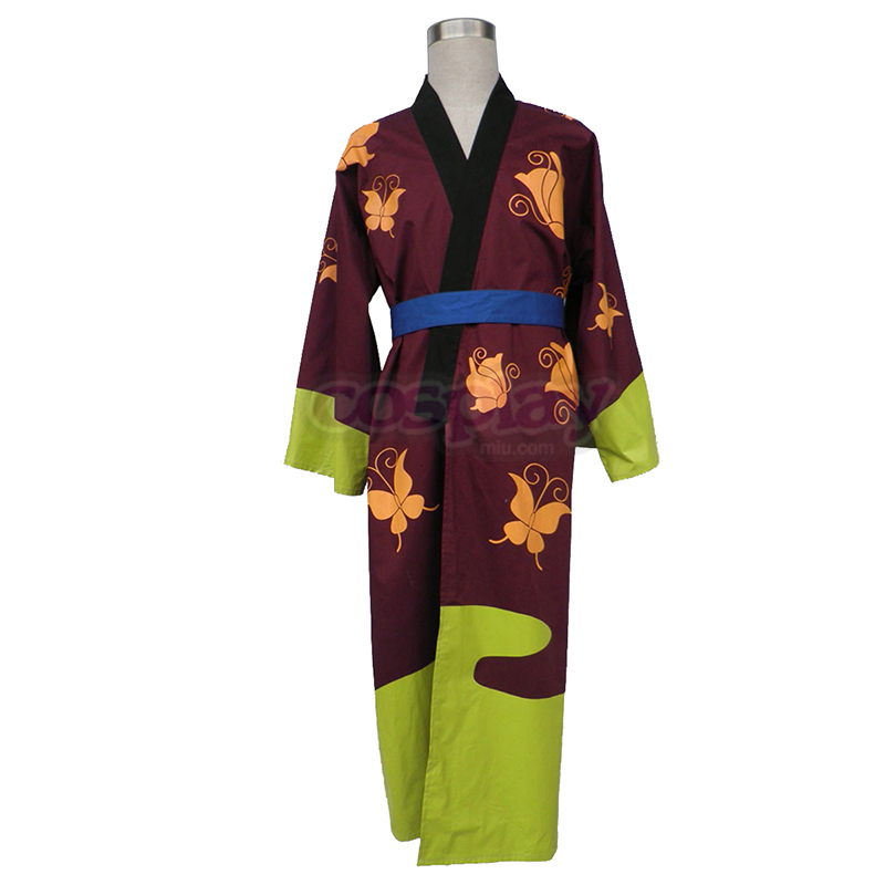 Gin Tama Takasugi Shinsuke 1 Kimono Anime Cosplay Costumes Outfit