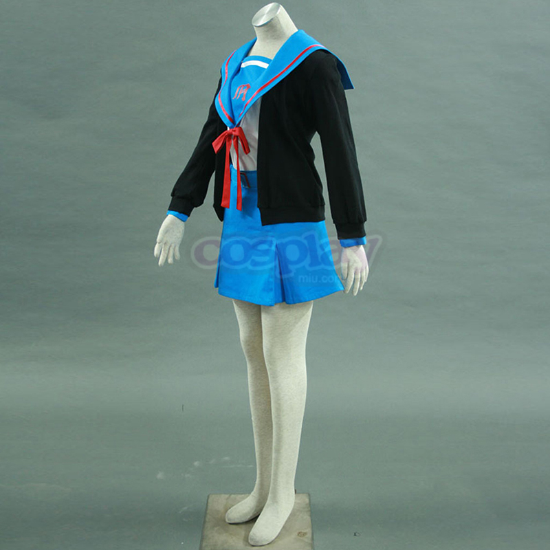 Haruhi Suzumiya Nagato Yuki 1 Anime Cosplay Costumes Outfit