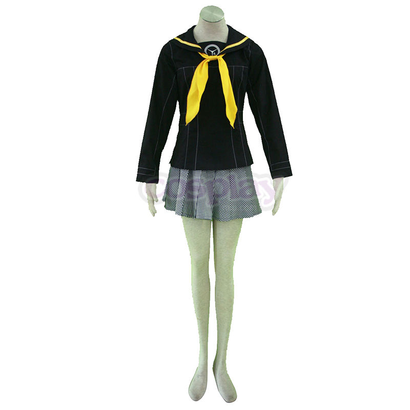 Shin Megami Tensei: Persona 4 Winter Female School Uniform Anime Cosplay Costumes Outfit