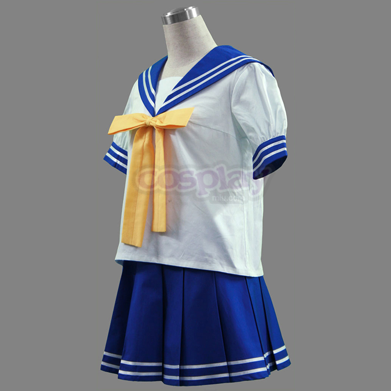 Lucky☆Star Hiiragi Kagami 1 Anime Cosplay Costumes Outfit