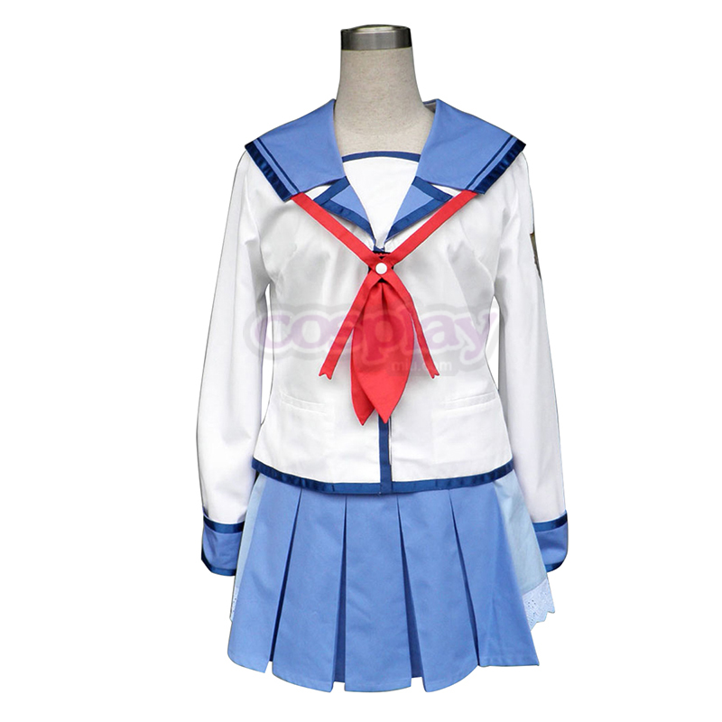 Angel Beats! Nakamura Yuri 1 Anime Cosplay Costumes Outfit