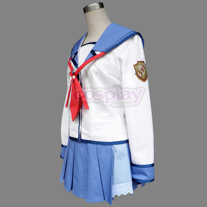 Angel Beats! Nakamura Yuri 1 Anime Cosplay Costumes Outfit