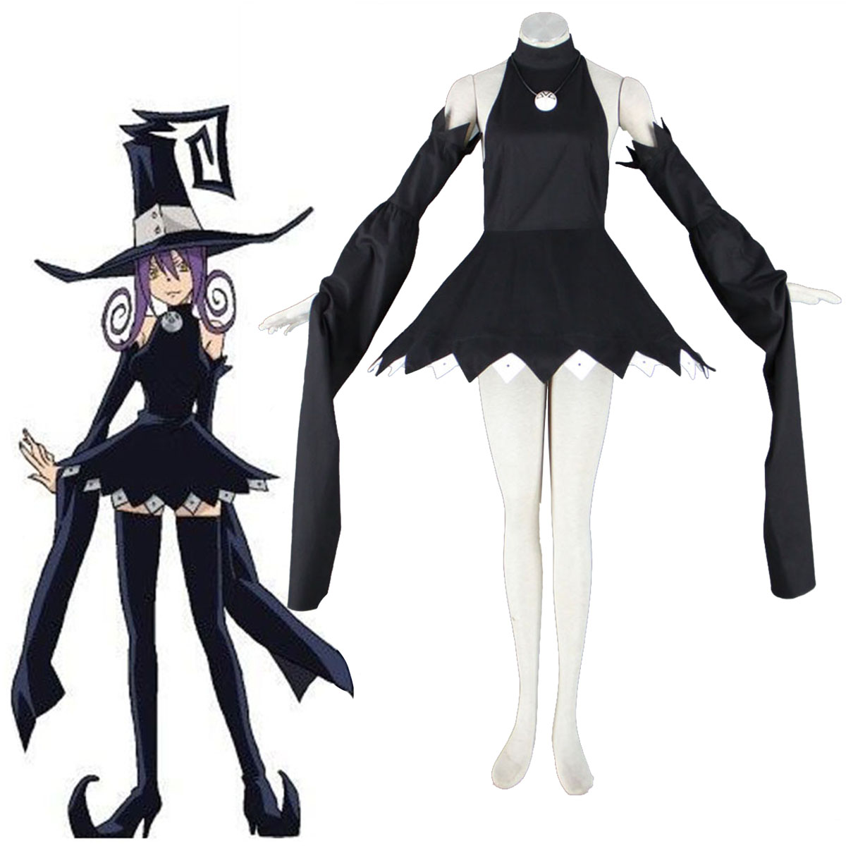 Soul Eater Blair 1 Anime Cosplay Costumes Outfit