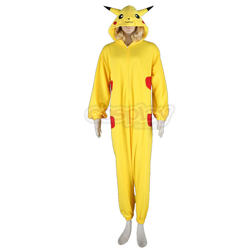 Pokémon Pikachu Pajamas 1 Anime Cosplay Costumes Outfit