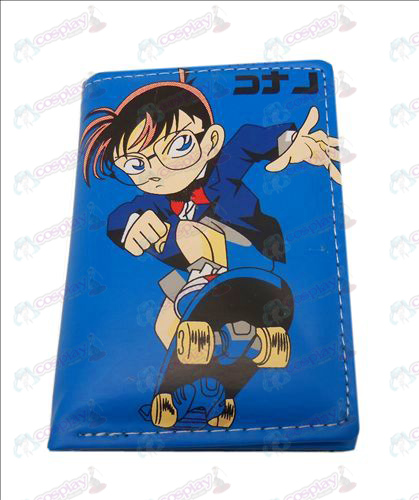 Conan fold leather wallet