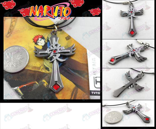Naruto word love necklace gun color