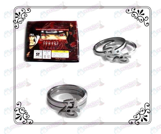 Naruto word tolerance stainless steel couple rings