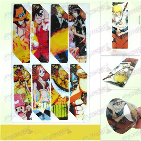 SQ012-One Piece Accessories anime big Bookmarks (5 version of the price)