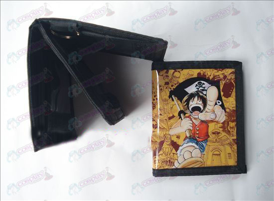 Luffy PVC wallet take pirate flag