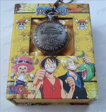 One Piece Accessories Pocket Watch + Card