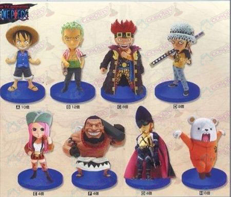 28 on behalf of eight base 8cm One Piece Accessories Doll