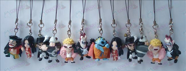 One Piece Accessories Doll Mobile Strap (12 / set)