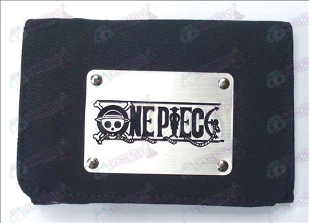 One Piece Accessories White canvas wallet