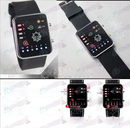 (CrossFire Accessories) four-color silicone band Binary LED Watch
