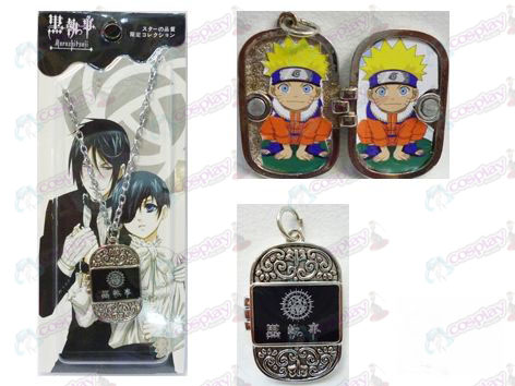 Black Butler Accessories Photo Frame Series 0 word necklace