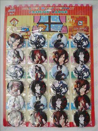 Black Butler Accessories Brooches (24 / plate) 5.8cm