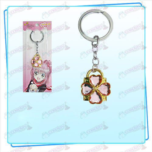 Shugo Chara! Accessories Lock key ring (golden locks Pink Diamond)