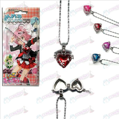 Shugo Chara! Accessories red heart-shaped locket necklace