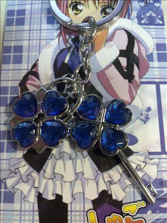 Shugo Chara! Accessories Couple Keychain (Blue)