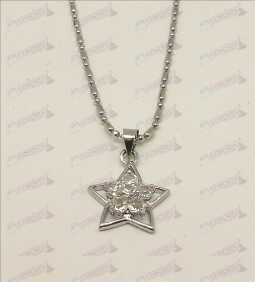 Blister Lucky Star Accessories Diamond Necklace (White)