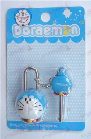 Doraemon couple locks (movable)