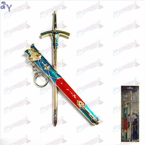 Steins; Gate Accessories Sebastian Stone Bell sheathed sword hanging buckle