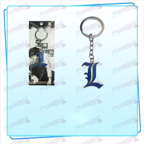 Death Note AccessoriesL flag key ring (blue)